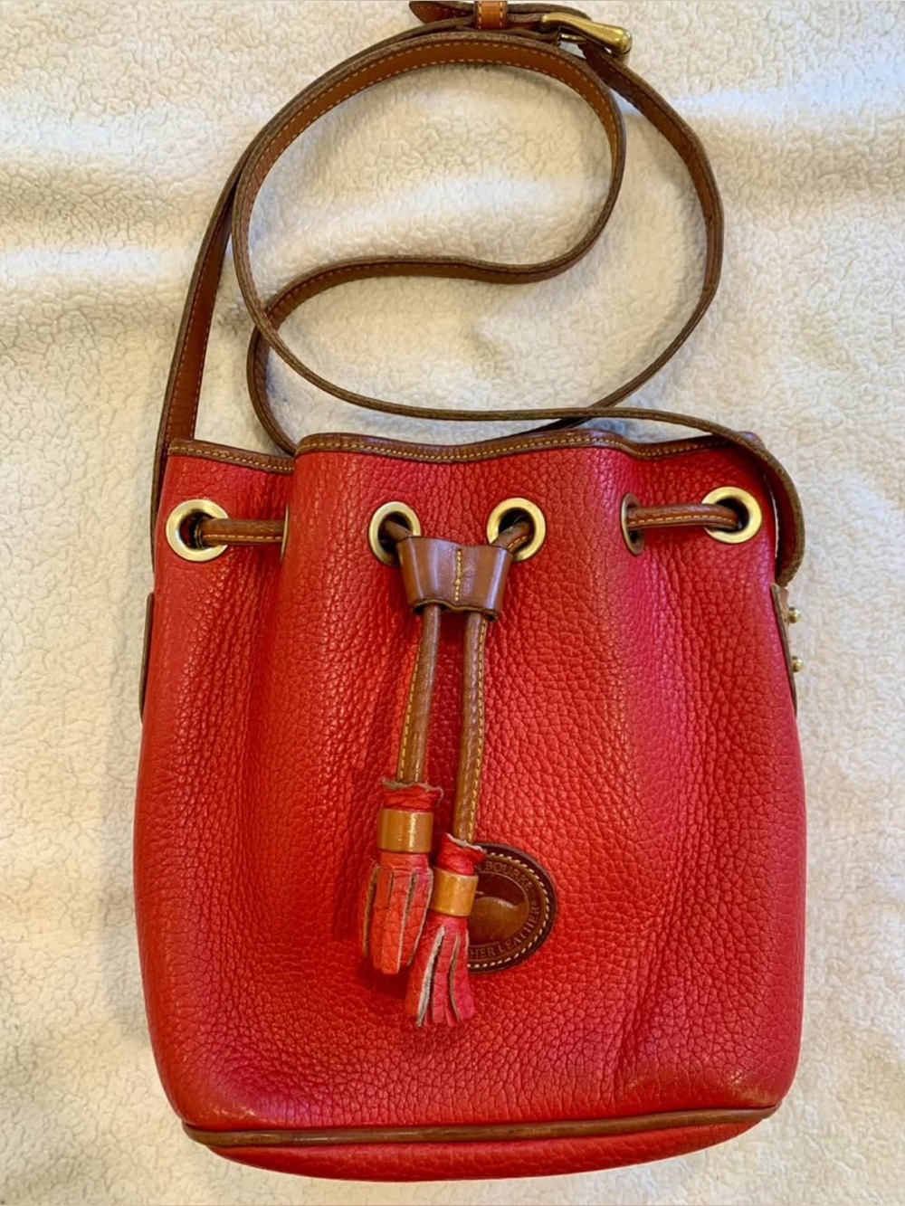 Dooney and Bourke Vintage drawstring bucket bag Y2K